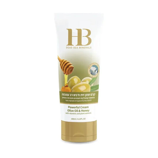H&B Dead Sea Minerals Heavy cream Olive oil & honey 180 ml