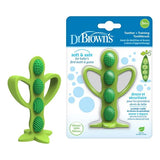 Dr.Browns Teether + Training Toothbrush Happy Pea 3m+; 1 pc