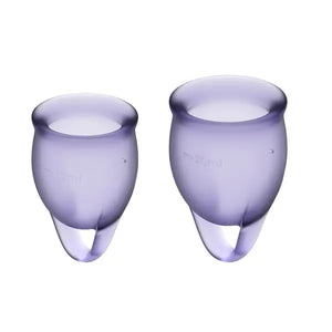 Satisfyer Feel Confident menstrual cups 2 pcs purple