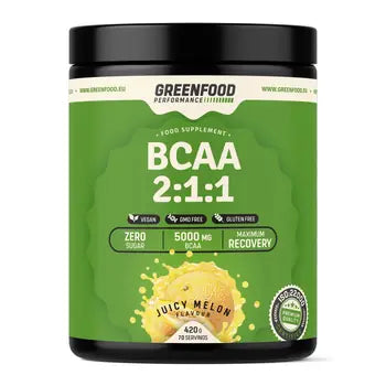 GreenFood Performance BCAA 2:1:1 Juicy Melon 420 g