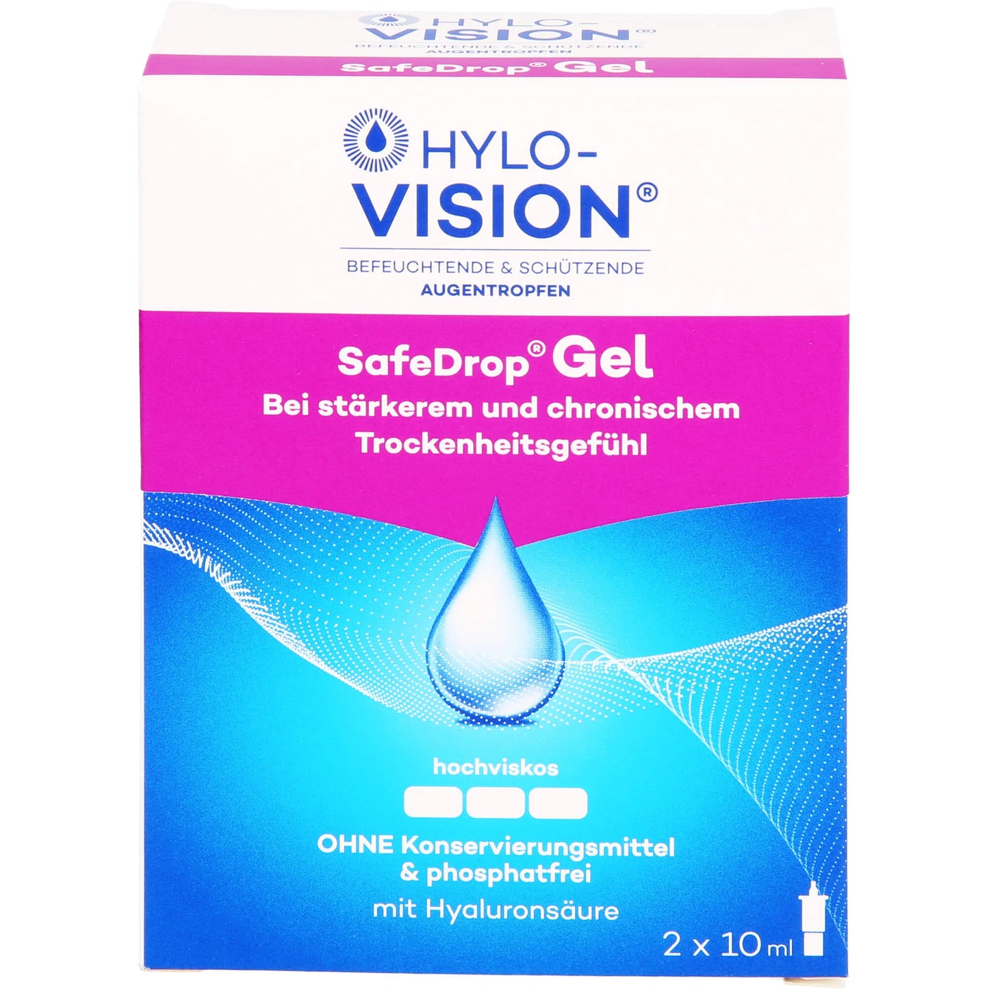 Hylo-Vision SafeDrop Gel, 20 ml
