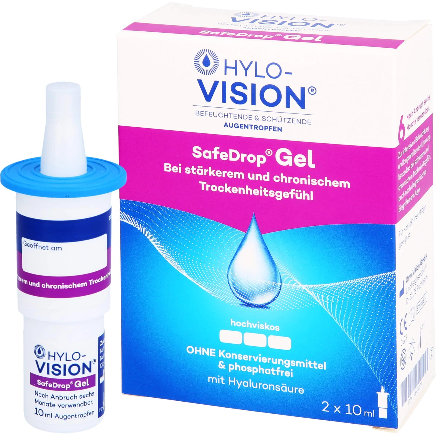 Hylo-Vision SafeDrop Gel, 20 ml