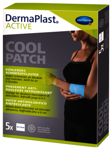 DermaPlast Active Cool Patch 10x14cm; 5 pcs