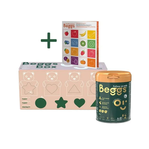 Beggs 2 Infant follow-on milk box 3x800 g + gift