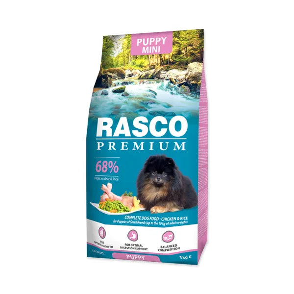 Rasco Premium Puppy Food Mini Chicken with rice granules 1 kg