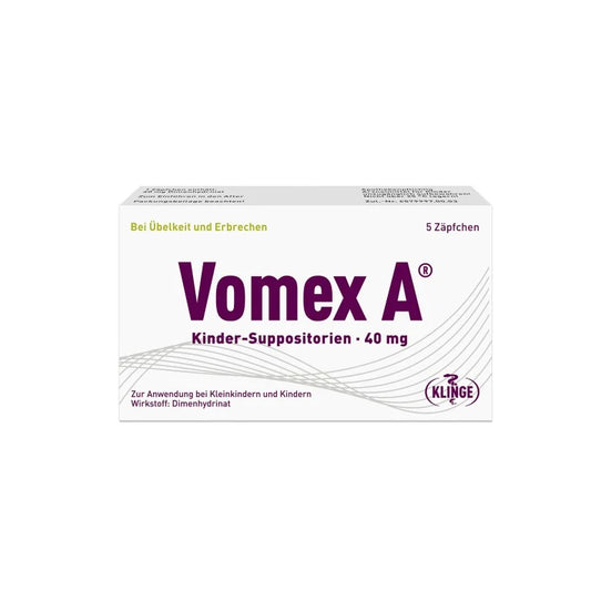 Vomex A 40 mg Kid's Suppositories