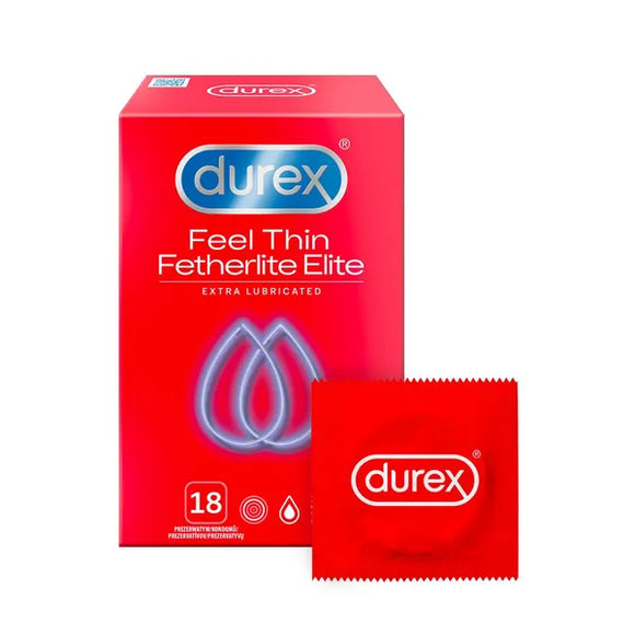 Durex Feel Thin Extra Lubricated condoms 18 pcs
