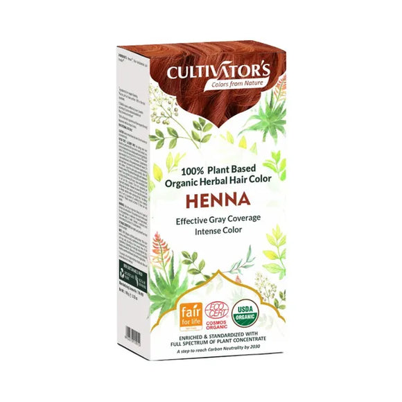 Cultivator's Organic Herbal Hair Color Henna