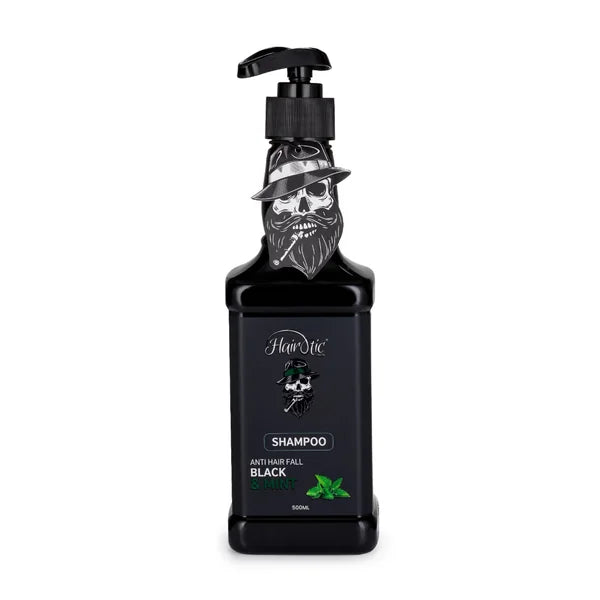 Hairotic Men Black & Mint shampoo for hair loss 500 ml