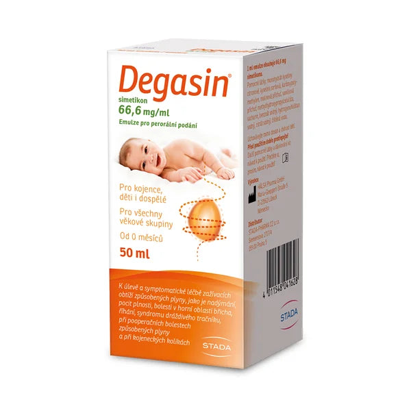 Degasin simethicone 66.6 mg/ml emulsion for flatulence 50 ml