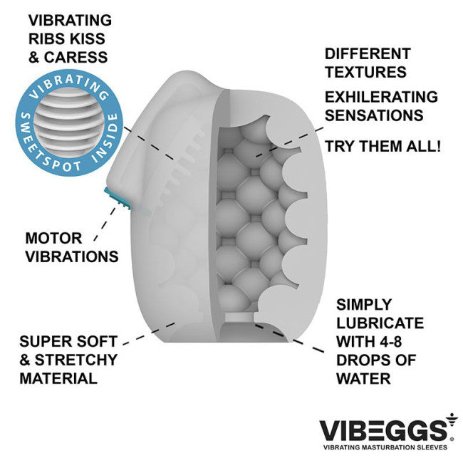 VibEggs Blow Misty Vibrating Masturbation Sleeve White My Dr. XM VibEggs Blow Misty Vibrating Masturbation Sleeve White My Dr. XM