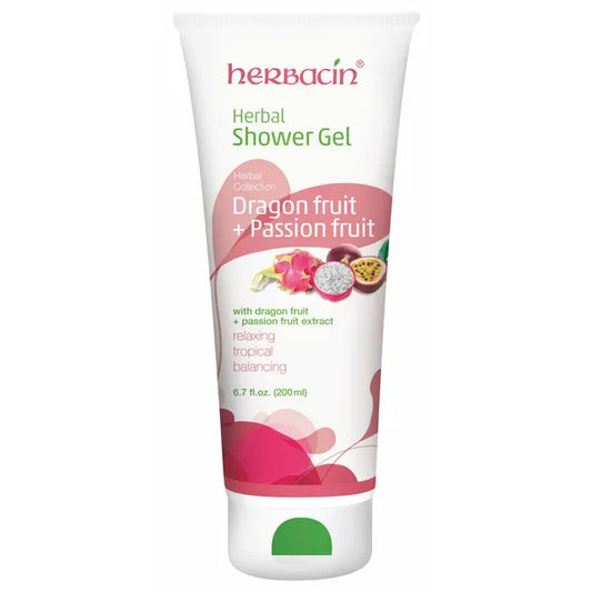 Herbacin Shower gel herbal Dragon Fruit + Passion Fruit 200 ml