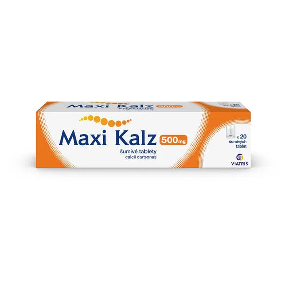 Maxi-Kalz 500 mg 20 effervescent tablets
