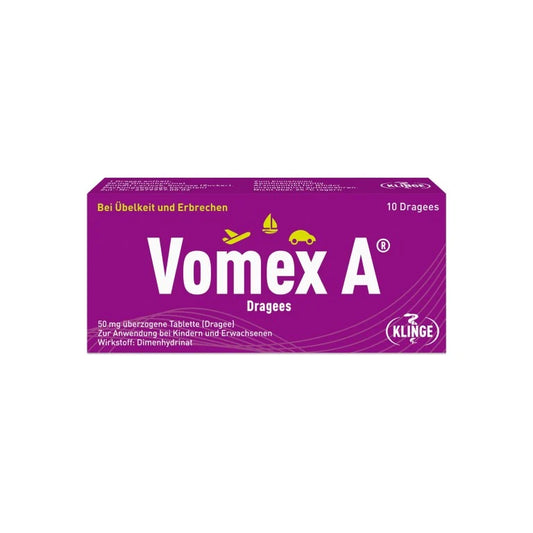 Vomex A dragees, 10 dragees