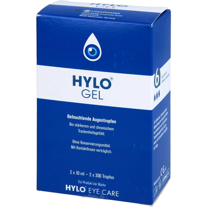 Hylo-Gel Bio Medical moisturizing eye drops, 20 ml