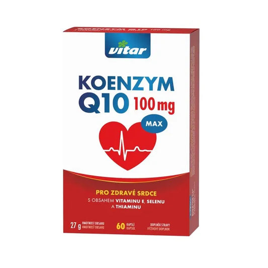 Vitar Coenzyme Q10 100 mg + Selenium + vitamin E + thiamin 60 capsules