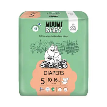 Muumi Baby 5 Maxi+ 10-16 kg Eco diapers 44 pcs