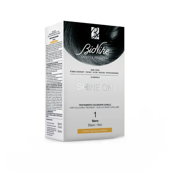 Bionike Shine on hair coloring treatment black 75 ml
