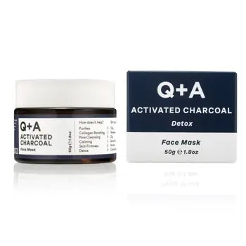 Q+A Activated Charcoal Detox Face Mask 50g