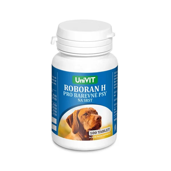 UniVIT Roboran H for the coat of colored dogs 100 tablets