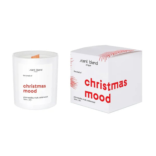 Scent Blend Candle Christmas Mood scent 160 ml white