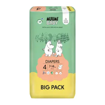 Muumi Baby 4 Maxi 7–14 kg Eco diapers 69 pcs