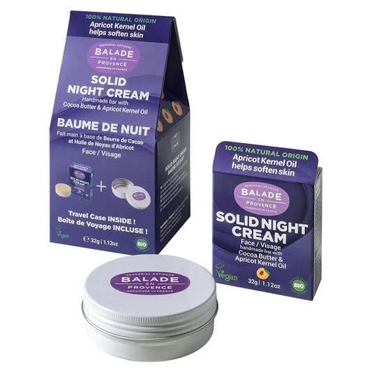 Balade en Provence Solid night cream BIO 32 g + travel case