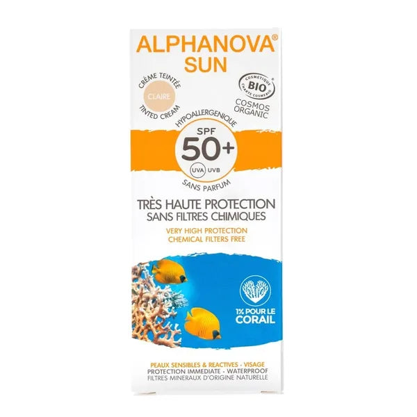 Alphanova SUN BIO Tanning cream light SPF50+; 50 g