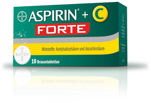 Aspirin +C Forte 10 Effervescent tablets