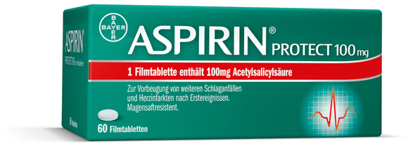 Aspirin Protect 100 mg 60 film-coated tablets