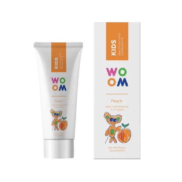 WOOM KIDS Peach 3-8 years toothpaste 50 ml