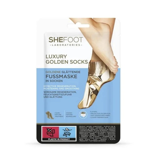 SheFoot Luxury Golden Socks 1 Pair