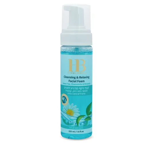 H&B Dead Sea Minerals Cleansing and relaxing facial foam green tea 225 ml