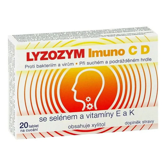 LYZOZYM Immuno CD with selenium and vitamins E and K 20 lozenges