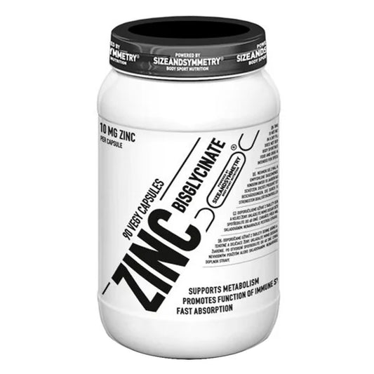 SizeAndSymmetry Zinc Chelate - 90 capsules