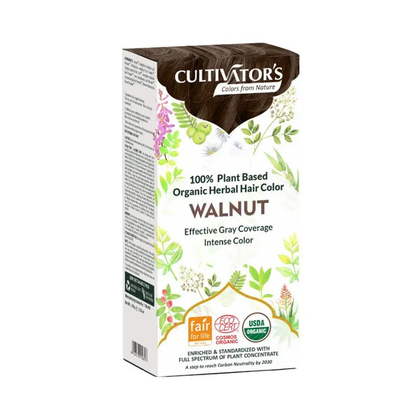 Cultivator's Organic Herbal Hair Color Walnut