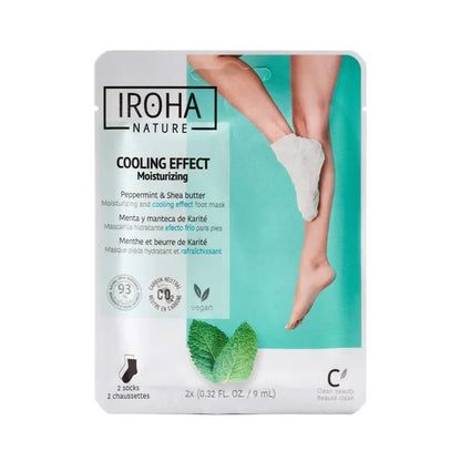 Iroha nature Foot mask with peppermint 1 pair