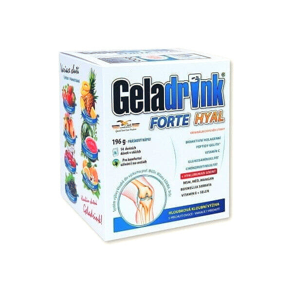 Geladrink FORTE HYAL drink 7 flavors 14 sachets x 14g
