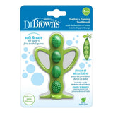 Dr.Browns Teether + Training Toothbrush Happy Pea 3m+; 1 pc