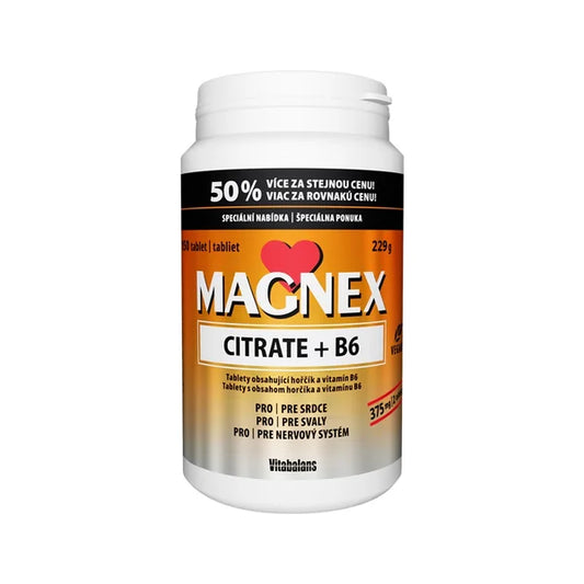 Vitabalans Magnex citrate 375 mg + B6 - 150 tablets
