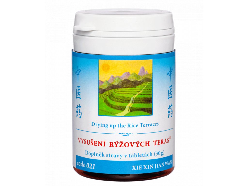 Drying up the rice terraces®, XIE XIN JIAN WAN 100 tablets