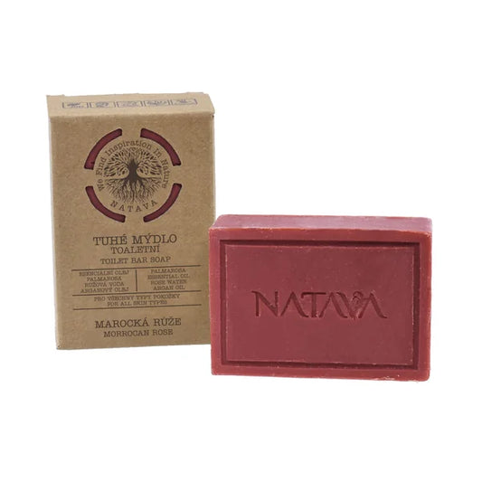 Natava Moroccan Rose Toilet Bar Soap 100 g