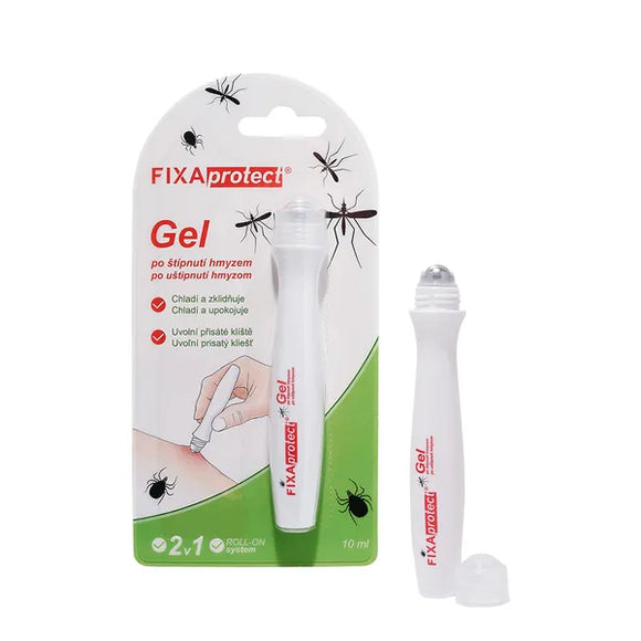 FIXAprotect 2in1 gel for insect bites and tick removal roll-on 10 ml