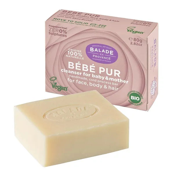 Balade en Provence Fine solid soap perfume-free for baby & mother 80 g