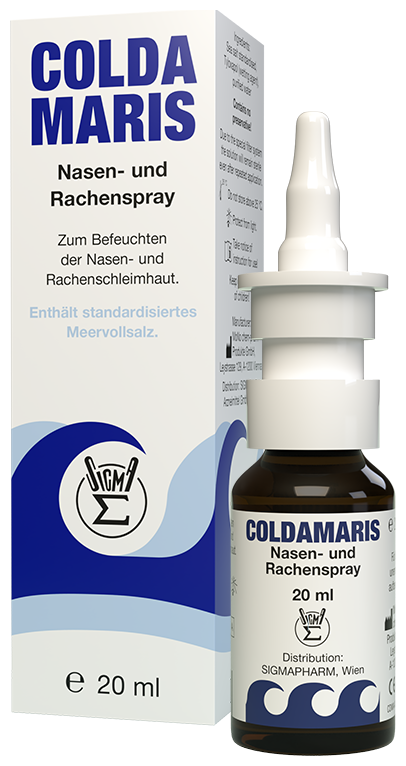 Coldamaris nose and throat spray 20 ml
