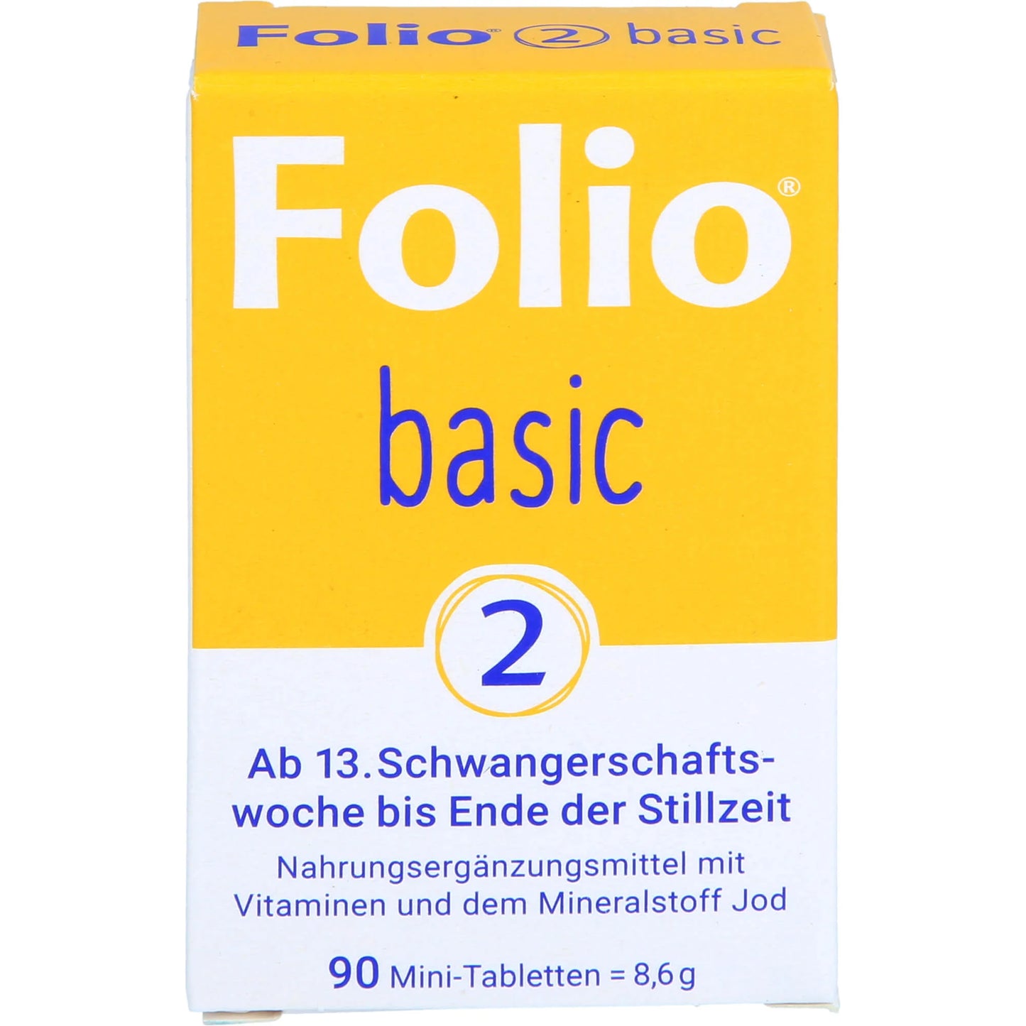 Folio 2 Basic from the 13th week of pregnancy until the end of breastfeeding, 90 tablets
