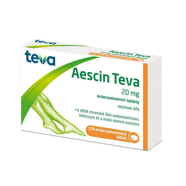 Teva Aescin 20 mg 120 tablets