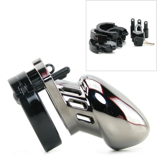 CB-X CB-6000S Small Male Chastity Device Chrome