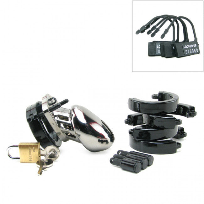 CB-X CB-6000S Small Male Chastity Device Chrome