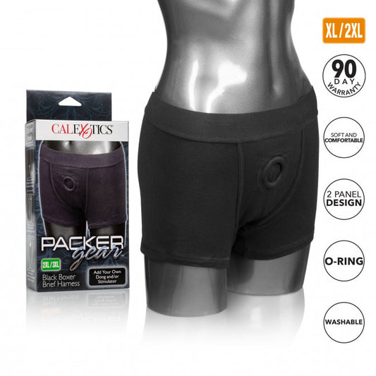 CalExotics Packer Gear Boxer Brief Harness Black